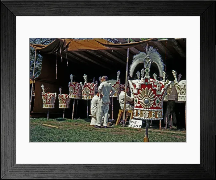 Framed Print : Preparing street decorations for royal wedding Framed Print : Preparing street decorations for royal wedding