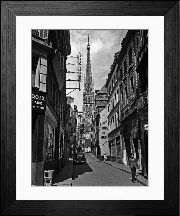 Framed Print : Rouen Cathedral, France Framed Print : Rouen Cathedral, France