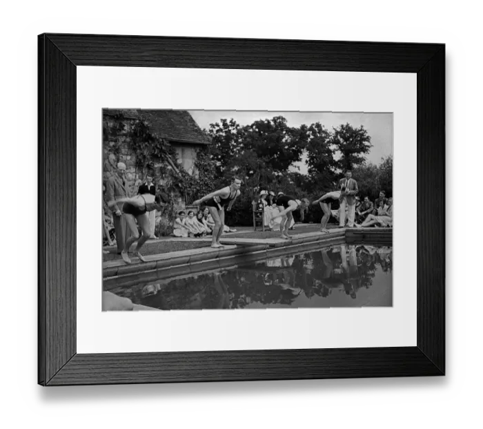 Framed Print : School swimming competition Framed Print : School swimming competition