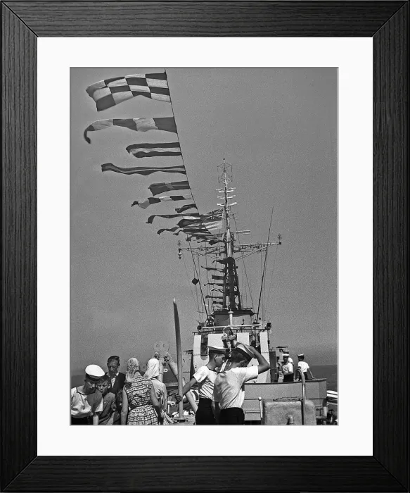Framed Print : Sea Cadets on board ship Framed Print : Sea Cadets on board ship