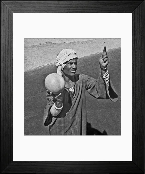 Framed Print : Seller of melons, Egypt Framed Print : Seller of melons, Egypt