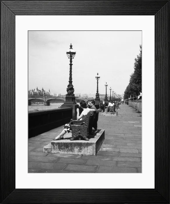 Framed Print : South Bank, Westminster, London Framed Print : South Bank, Westminster, London