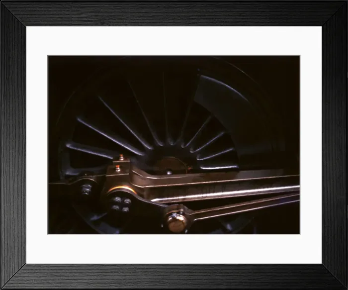 Framed Print : Steam locomotive wheel and coupling rods Framed Print : Steam locomotive wheel and coupling rods