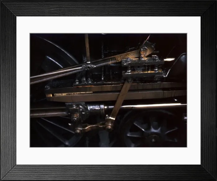 Framed Print : Steam locomotive wheel and connecting rods Framed Print : Steam locomotive wheel and connecting rods