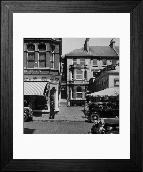 Framed Print : Street scene in South London