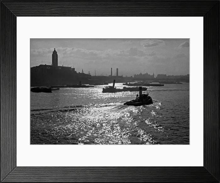 Framed Print : The Thames from Blackfriars Bridge, London Framed Print : The Thames from Blackfriars Bridge, London
