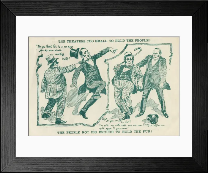 Framed Print : McKennas Flirtation by Edgar Selden. Hardie & Von Leers Comedian Framed Print : McKennas Flirtation by Edgar Selden. Hardie & Von Leers Comedian