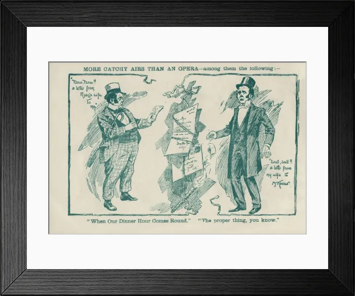 Framed Print : McKennas Flirtation by Edgar Selden. Hardie & Von Leers Comedian Framed Print : McKennas Flirtation by Edgar Selden. Hardie & Von Leers Comedian