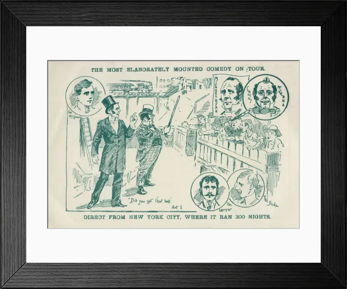 Framed Print : McKennas Flirtation by Edgar Selden. Hardie & Von Leers Comedian Framed Print : McKennas Flirtation by Edgar Selden. Hardie & Von Leers Comedian