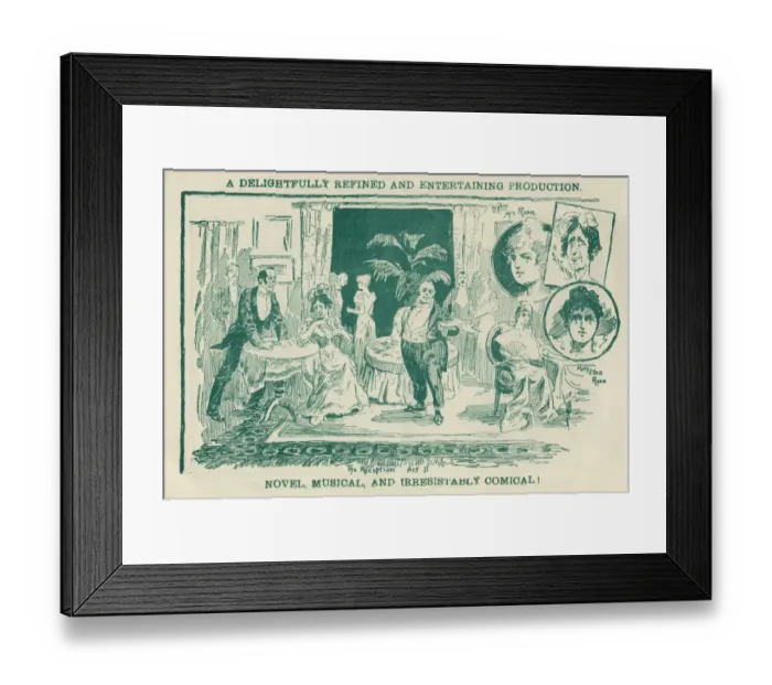 Framed Print : McKennas Flirtation by Edgar Selden. Hardie & Von Leers Comedian Framed Print : McKennas Flirtation by Edgar Selden. Hardie & Von Leers Comedian
