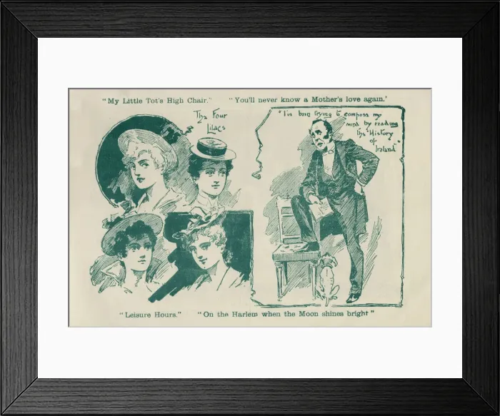 Framed Print : McKennas Flirtation by Edgar Selden. Hardie & Von Leers Comedian Framed Print : McKennas Flirtation by Edgar Selden. Hardie & Von Leers Comedian