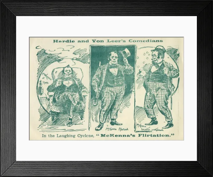 Framed Print : McKennas Flirtation by Edgar Selden. Hardie & Von Leers Comedian Framed Print : McKennas Flirtation by Edgar Selden. Hardie & Von Leers Comedian
