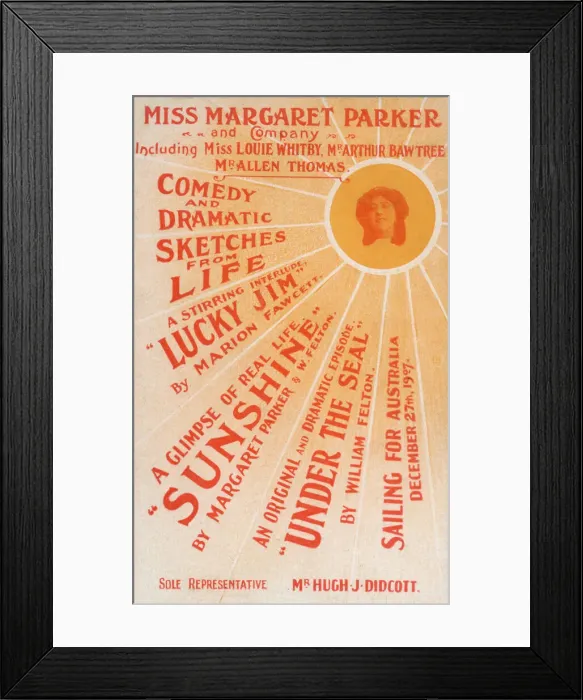 Framed Print : Margaret Parker, Farewell Entertainment, Surrey Masonic Hall, Camberwell, SE London Framed Print : Margaret Parker, Farewell Entertainment, Surrey Masonic Hall, Camberwell, SE London