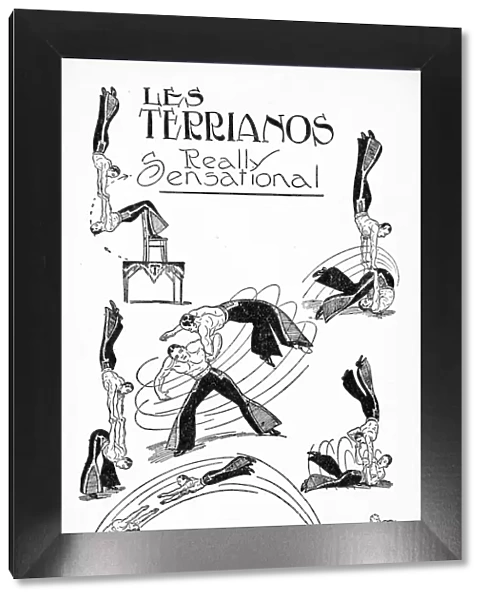 Les Terrianos, acrobatic troupe, really sensational Date: 1934