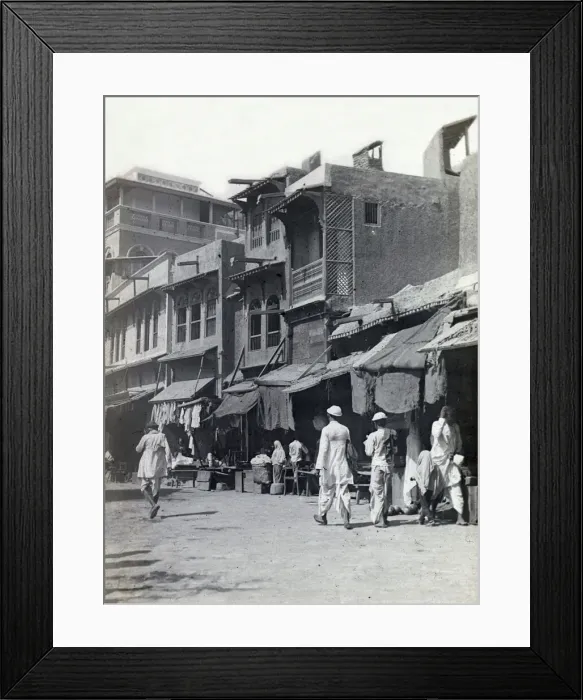 Framed Print : Street scene, India Framed Print : Street scene, India