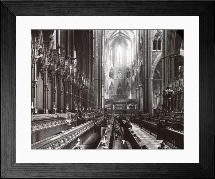 Framed Print : The Choir, Westminster Abbey, London