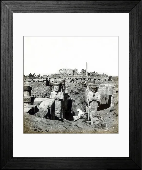 Framed Print : Ancient Egyptian Temple ruins Framed Print : Ancient Egyptian Temple ruins