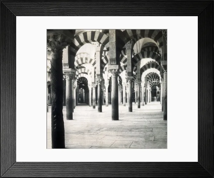 Framed Print : Arches in Mosque-Cathedral of Cordoba, Spain Framed Print : Arches in Mosque-Cathedral of Cordoba, Spain