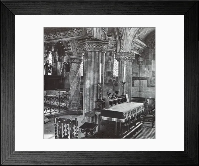 Framed Print : Rosslyn Chapel, Roslin, Scotland Framed Print : Rosslyn Chapel, Roslin, Scotland
