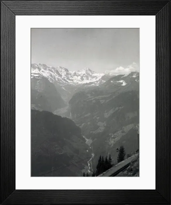 Framed Print : Lauterbrunnen from Schynige Platte, Switzerland Framed Print : Lauterbrunnen from Schynige Platte, Switzerland