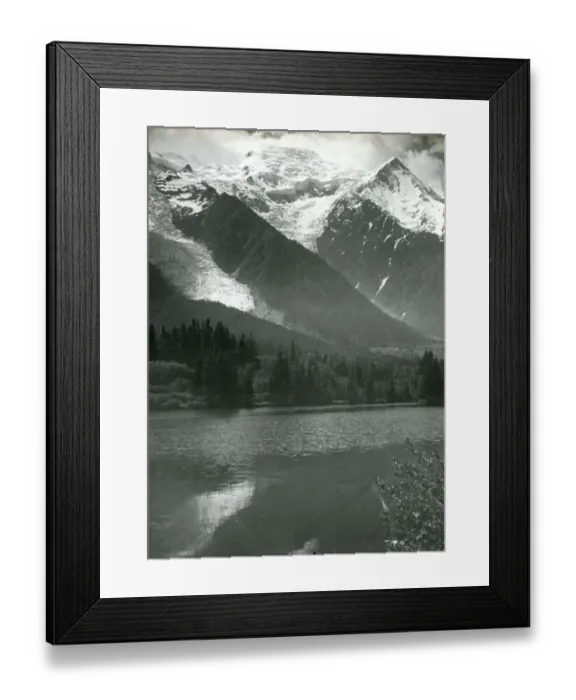 Framed Print : Mont Blanc, French Alps, France Framed Print : Mont Blanc, French Alps, France