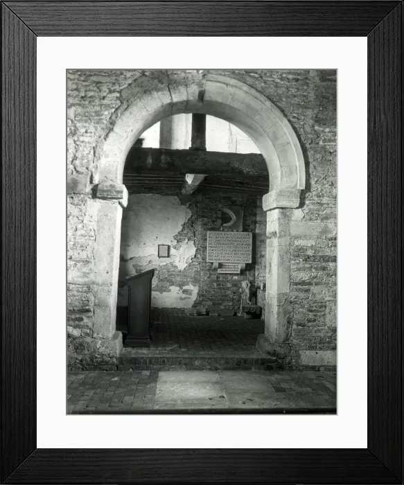 Framed Print : Oddas Chapel, Deerhurst, Gloucestershire Framed Print : Oddas Chapel, Deerhurst, Gloucestershire