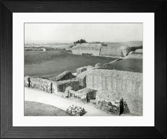 Framed Print : Inner Bailey of the Castle, Old Sarum, Wiltshire Framed Print : Inner Bailey of the Castle, Old Sarum, Wiltshire