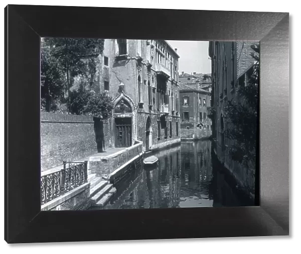 Quiet Canal Scene, Venice, Italy