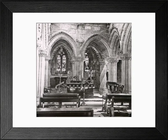 Framed Print : Rosslyn Chapel, Roslin, Scotland Framed Print : Rosslyn Chapel, Roslin, Scotland