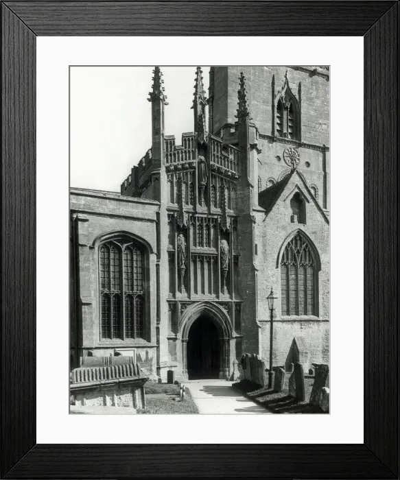 Framed Print : South Porch, Church of St John the Baptist, Burford