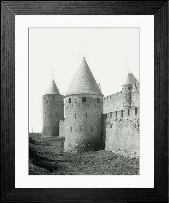 Framed Print : Towers and walls of Carcassonne, France Framed Print : Towers and walls of Carcassonne, France