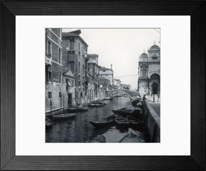 Framed Print : Canal scene, Venice, Italy Framed Print : Canal scene, Venice, Italy
