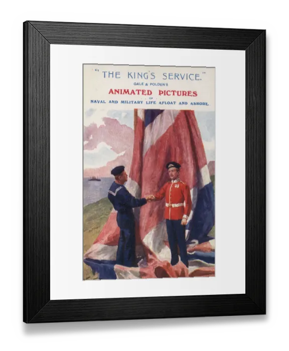 Framed Print : The Kings Service, Gale & Poldens Animated Pictures of Naval Framed Print : The Kings Service, Gale & Poldens Animated Pictures of Naval