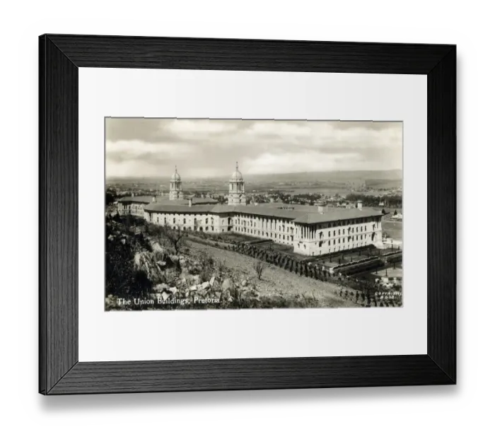 Framed Print : The Union Buildings, Pretoria, South Africa - it forms the official seat of South Framed Print : The Union Buildings, Pretoria, South Africa - it forms the official seat of South