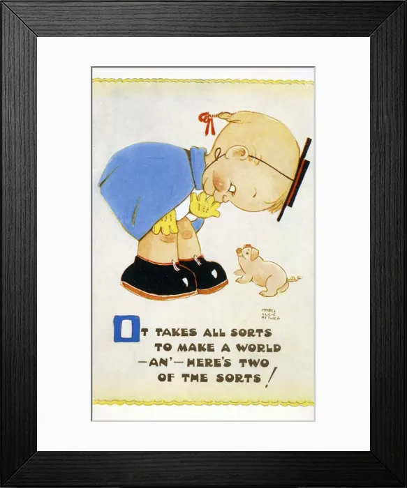 Framed Print : It Takes All Sorts To Make A World - An - Heres Two Of The Sorts Framed Print : It Takes All Sorts To Make A World - An - Heres Two Of The Sorts