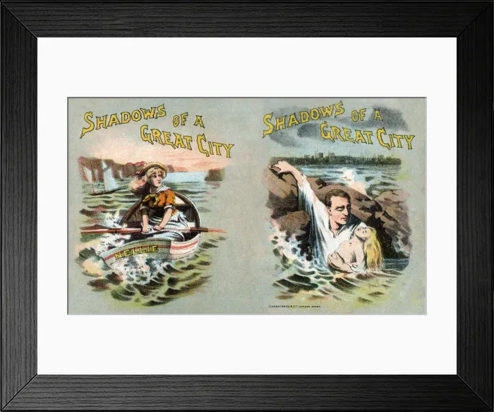 Framed Print : Shadows of a Great City by Joseph Jefferson and L R Sherwell Framed Print : Shadows of a Great City by Joseph Jefferson and L R Sherwell