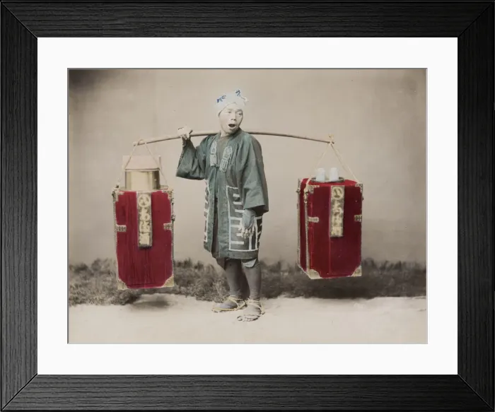 Framed Print : Japanese rice wine seller Framed Print : Japanese rice wine seller