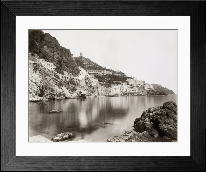 Framed Print : Amalfi from the sea, Italy