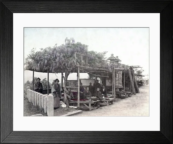 Framed Print : Tea house, Kyoto, Japan, c. 1890 s Framed Print : Tea house, Kyoto, Japan, c. 1890 s