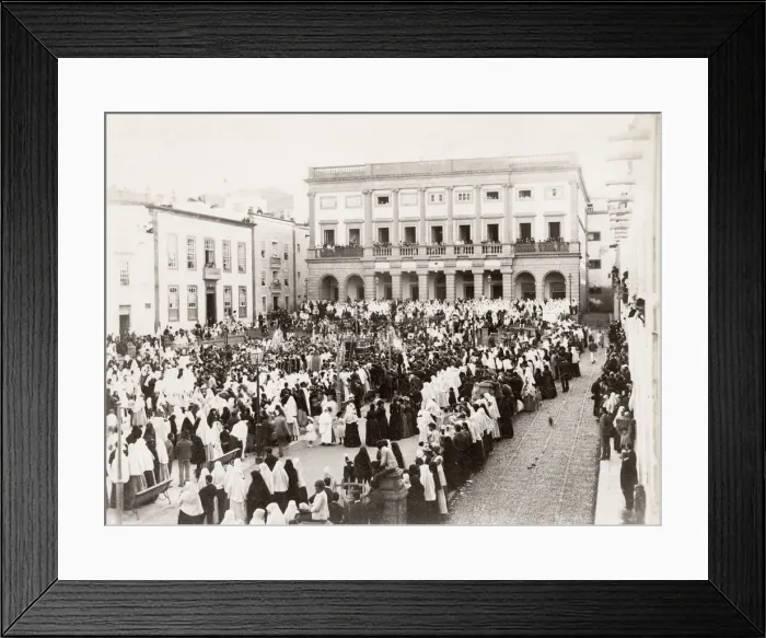 Framed Print : Fete day, Las Palmas, Gran Canaria, Canary Islands, Spain Framed Print : Fete day, Las Palmas, Gran Canaria, Canary Islands, Spain