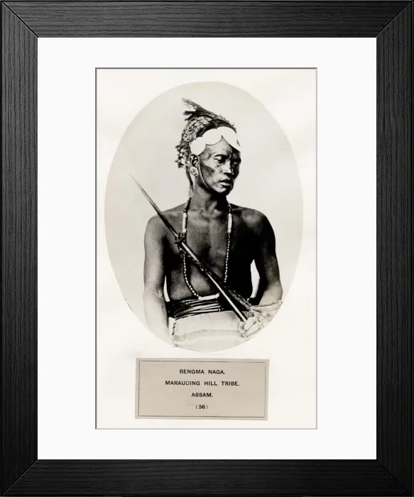 Framed Print : Rengma Naga, marausding hill tribe, Assam, India Framed Print : Rengma Naga, marausding hill tribe, Assam, India