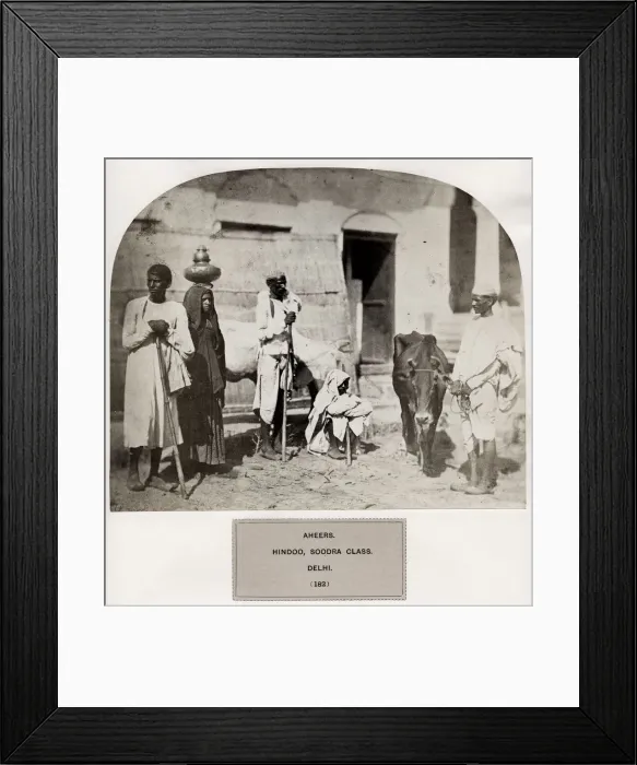 Framed Print : Hindoo, Soodra Class, Delhi, Aheeer, Ahir Framed Print : Hindoo, Soodra Class, Delhi, Aheeer, Ahir