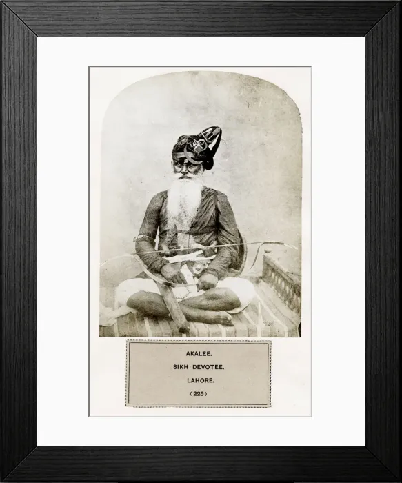 Framed Print : Akalee, sikh devotee, Lahore. Akali, Pakistan Framed Print : Akalee, sikh devotee, Lahore. Akali, Pakistan