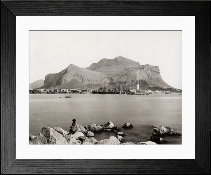 Framed Print : Palemro and Monte Pelegrino, Italy Framed Print : Palemro and Monte Pelegrino, Italy