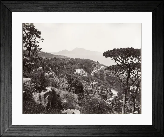 Framed Print : Sorrento, with Capri in the background, Italy Framed Print : Sorrento, with Capri in the background, Italy