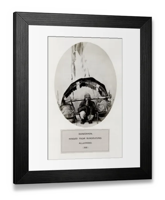 Framed Print : Dureeahon, Hindoo from Bundelcund, Allahbad Framed Print : Dureeahon, Hindoo from Bundelcund, Allahbad