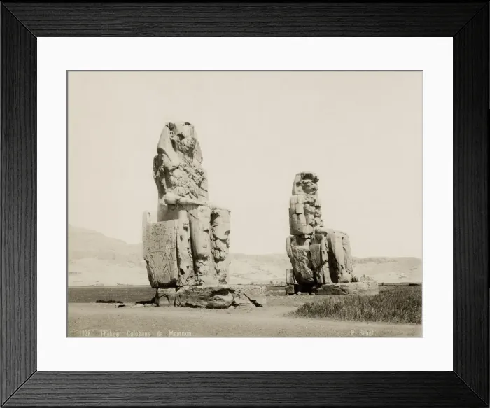 Framed Print : Thebes, Egypt, The Colossi of Memnon Framed Print : Thebes, Egypt, The Colossi of Memnon