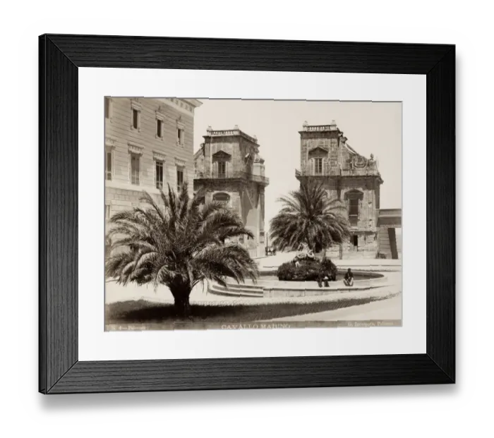 Framed Print : Fountain of Cavallo Marino, Palermo, Italy Framed Print : Fountain of Cavallo Marino, Palermo, Italy