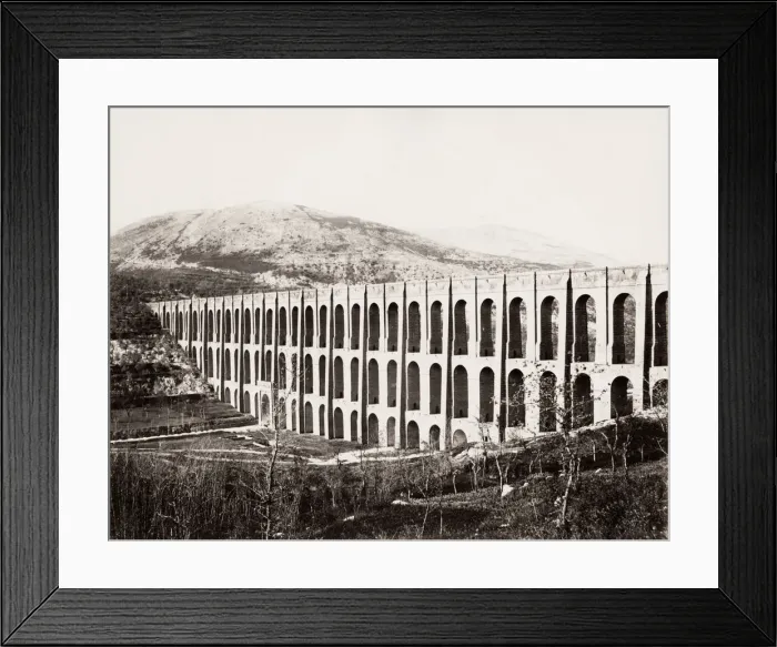 Framed Print : The Aqueduct of Vanvitelli or Caroline Aqueduct Italy Framed Print : The Aqueduct of Vanvitelli or Caroline Aqueduct Italy
