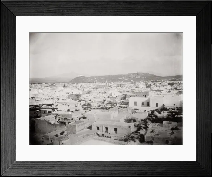Framed Print : Tunisia and the Fort Sidi Ben Hassen, Tunisia Framed Print : Tunisia and the Fort Sidi Ben Hassen, Tunisia